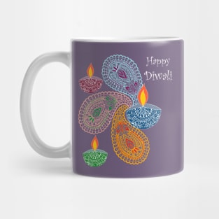 Diwali - Paisleys and Lamps Mug